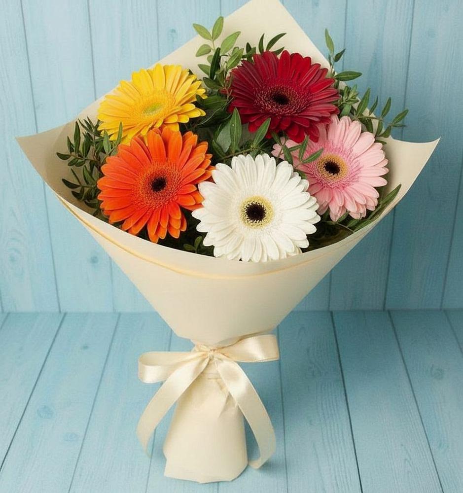 Букет цветов из: Герберы в Назрани