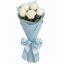 Букет 5 Белых роз Проуд #REPLACE_PRED# Назрани