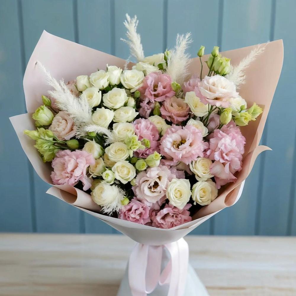 Букет цветов из: Альстромерии и Розы в Назрани