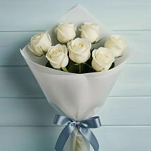 Букет 7 Белых роз Эдлесс Лав #REPLACE_PRED# Назрани