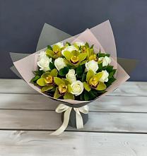 Букет цветов из:  Орхидеи и Розы в Назрани