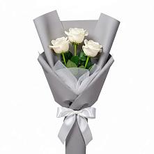 Букет 3 белые розы #REPLACE_PRED# Назрани