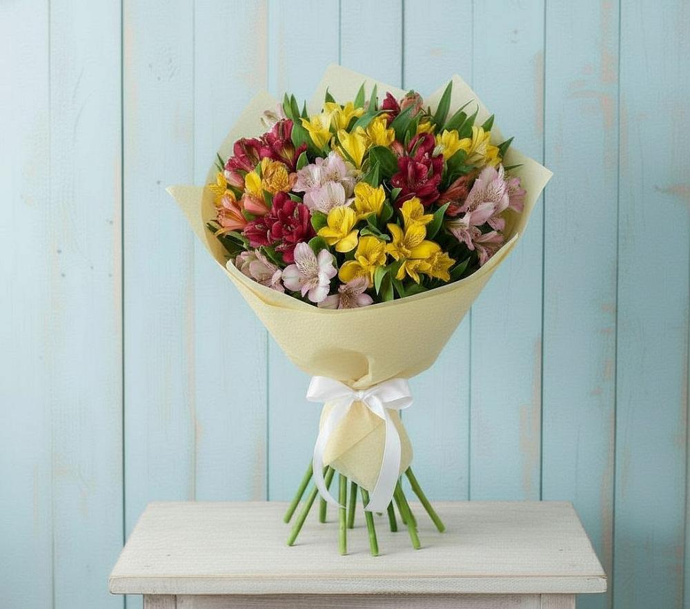 Букет цветов из: Альстромерии в Назрани